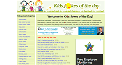 Desktop Screenshot of kidsjokesoftheday.com